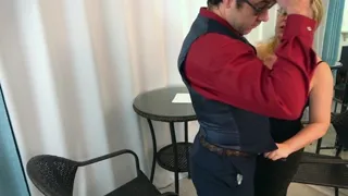 Anal sex before the stressful meeting